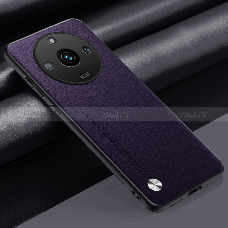 Coque Luxe Cuir Housse Etui S02 pour Realme Narzo 60 Pro 5G Violet Plus