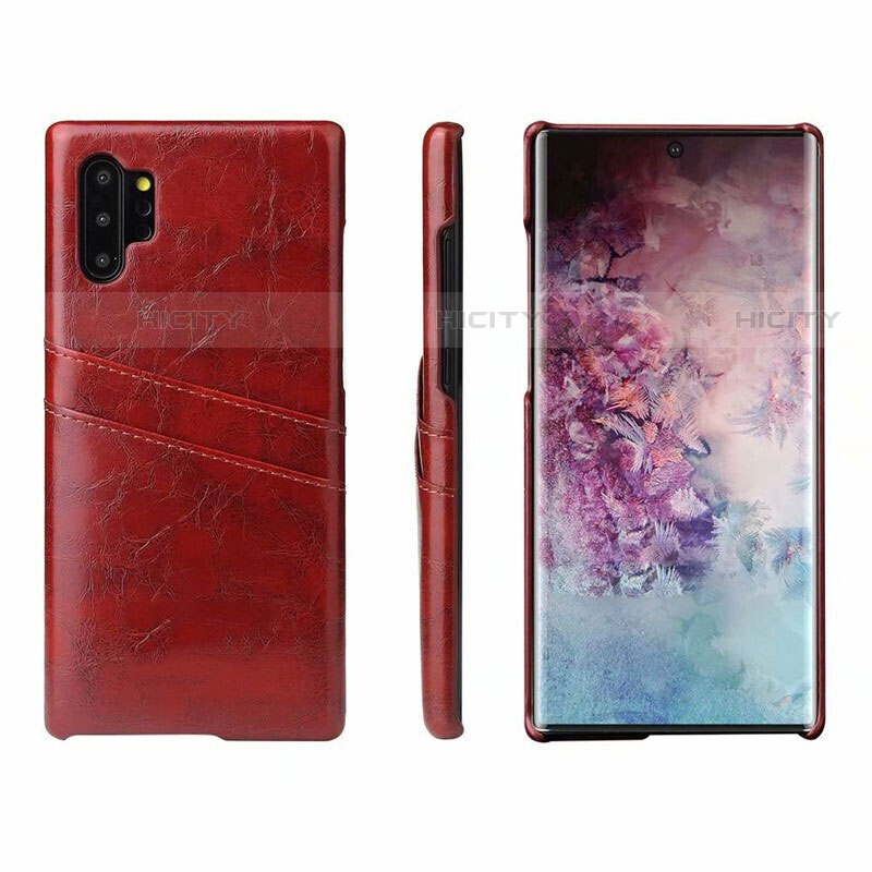 Coque Luxe Cuir Housse Etui S02 pour Samsung Galaxy Note 10 Plus 5G Plus