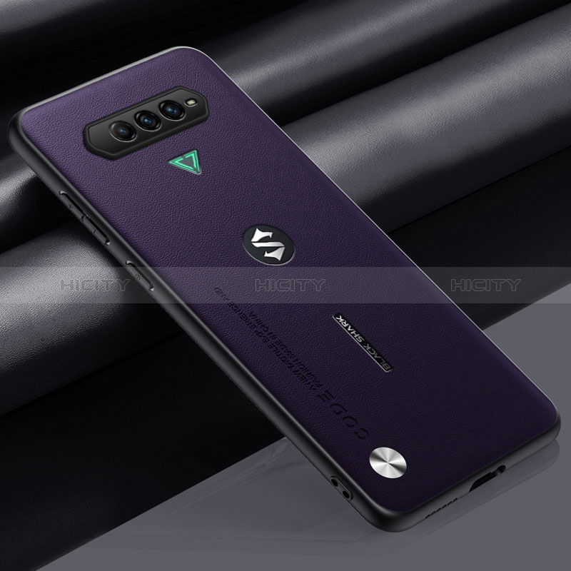 Coque Luxe Cuir Housse Etui S02 pour Xiaomi Black Shark 4 5G Violet Plus