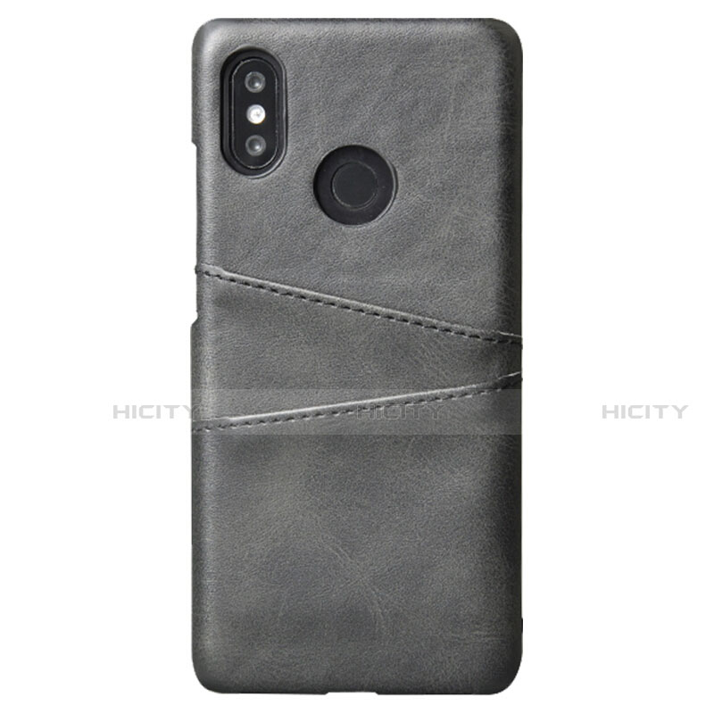 Coque Luxe Cuir Housse Etui S02 pour Xiaomi Mi 8 Noir Plus