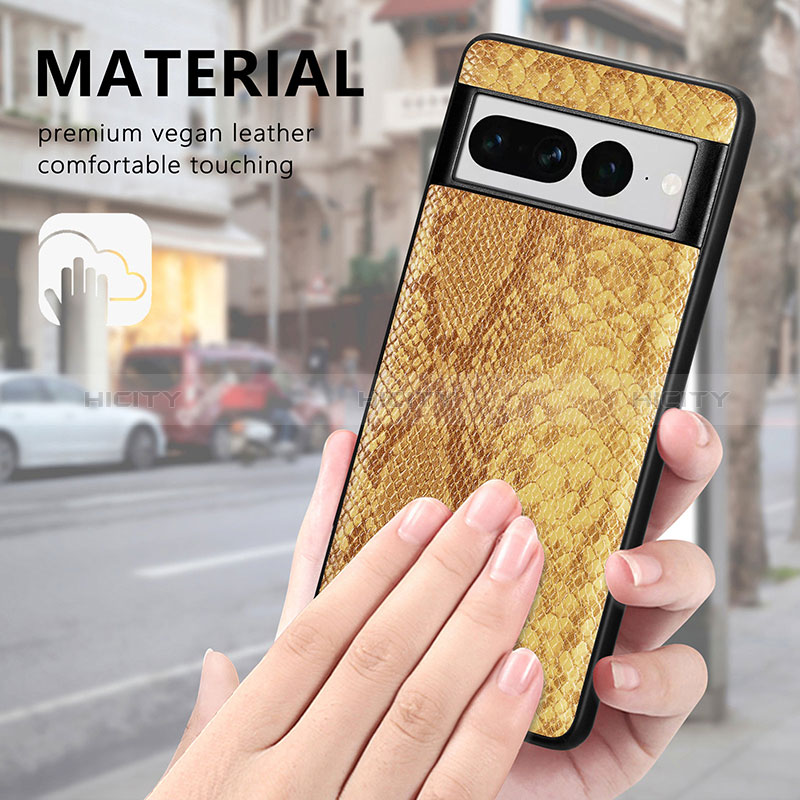 Coque Luxe Cuir Housse Etui S02D pour Google Pixel 7 Pro 5G Plus