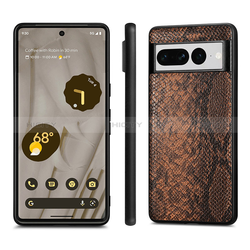 Coque Luxe Cuir Housse Etui S02D pour Google Pixel 7 Pro 5G Plus