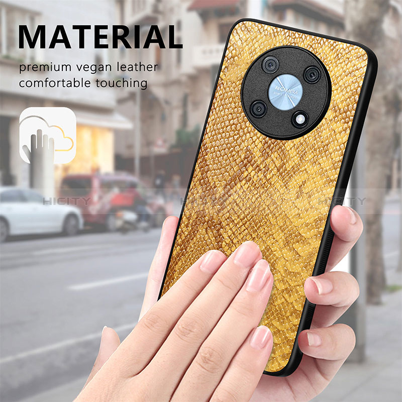 Coque Luxe Cuir Housse Etui S02D pour Huawei Enjoy 50 Pro Plus