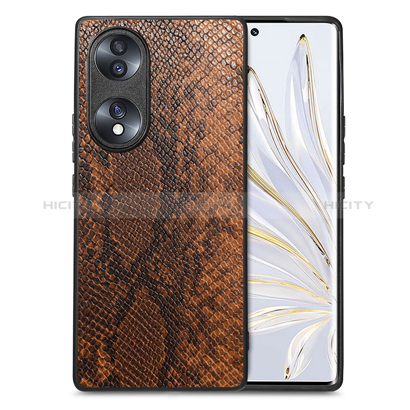 Coque Luxe Cuir Housse Etui S02D pour Huawei Honor 70 5G Plus