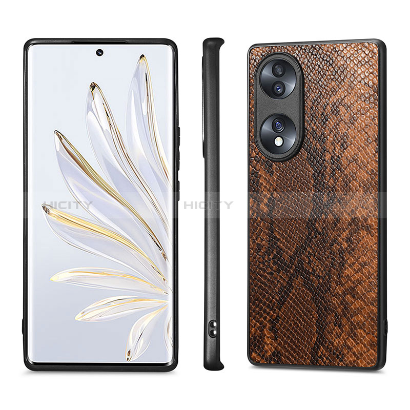 Coque Luxe Cuir Housse Etui S02D pour Huawei Honor 70 5G Plus