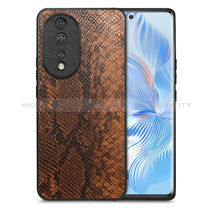 Coque Luxe Cuir Housse Etui S02D pour Huawei Honor 80 5G Plus