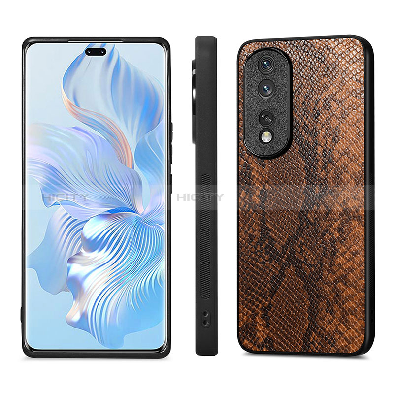 Coque Luxe Cuir Housse Etui S02D pour Huawei Honor 80 Pro Flat 5G Plus