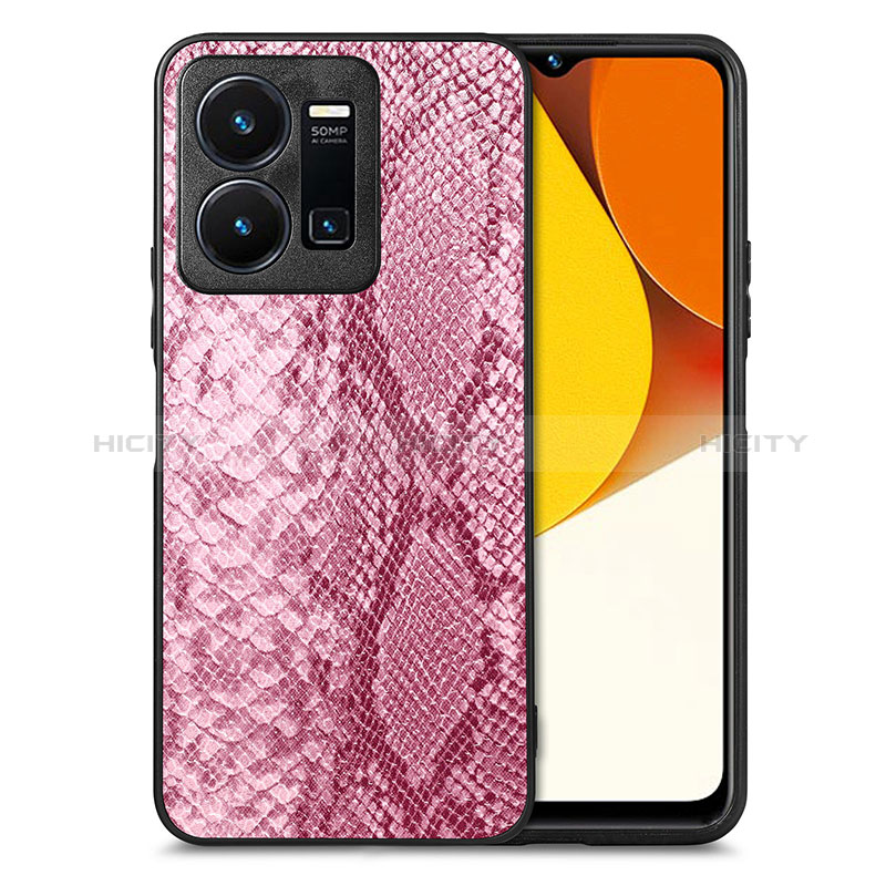 Coque Luxe Cuir Housse Etui S02D pour Vivo Y35 4G Plus