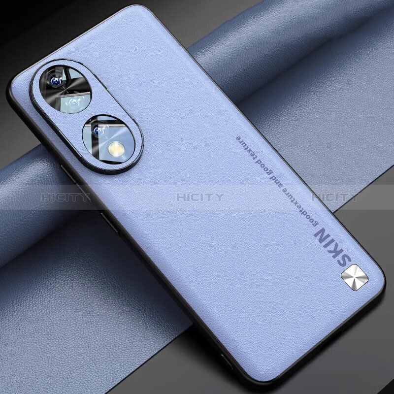 Coque Luxe Cuir Housse Etui S03 pour Huawei Honor 90 5G Bleu Plus