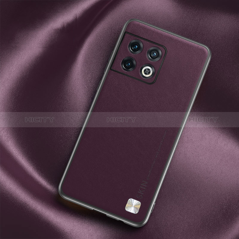 Coque Luxe Cuir Housse Etui S03 pour OnePlus 10 Pro 5G Violet Plus