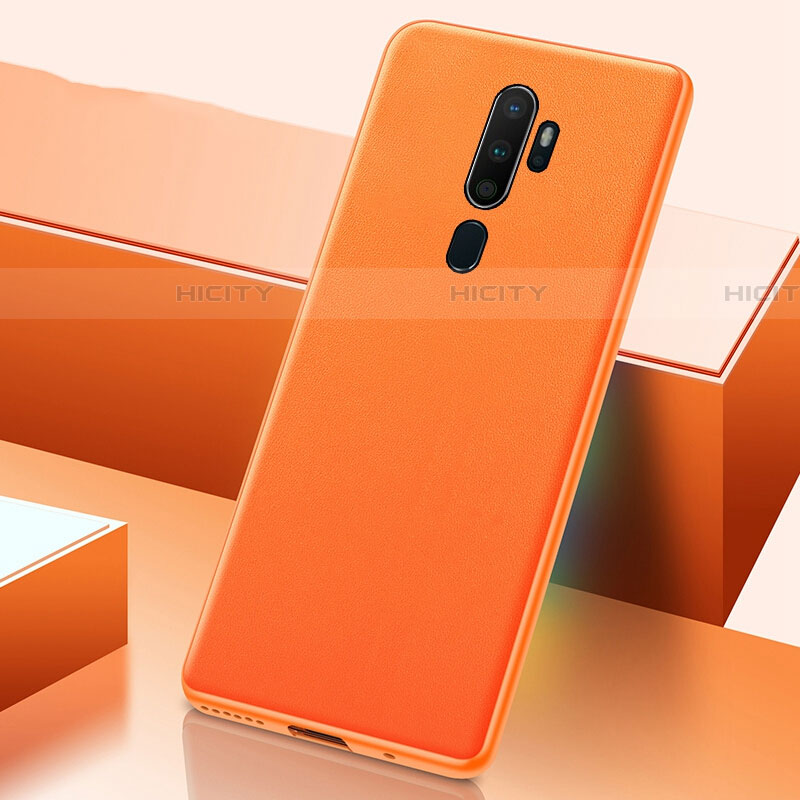 Coque Luxe Cuir Housse Etui S03 pour Oppo A11 Orange Plus