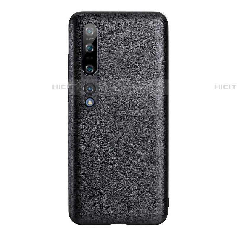 Coque Luxe Cuir Housse Etui S03 pour Xiaomi Mi 10 Pro Noir Plus