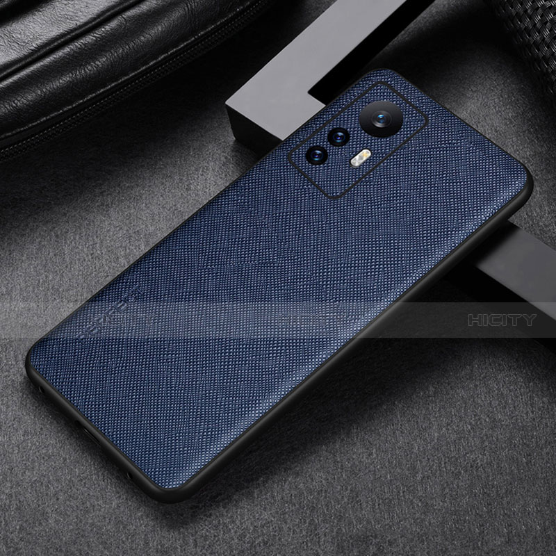 Coque Luxe Cuir Housse Etui S03 pour Xiaomi Mi 12 5G Bleu Plus