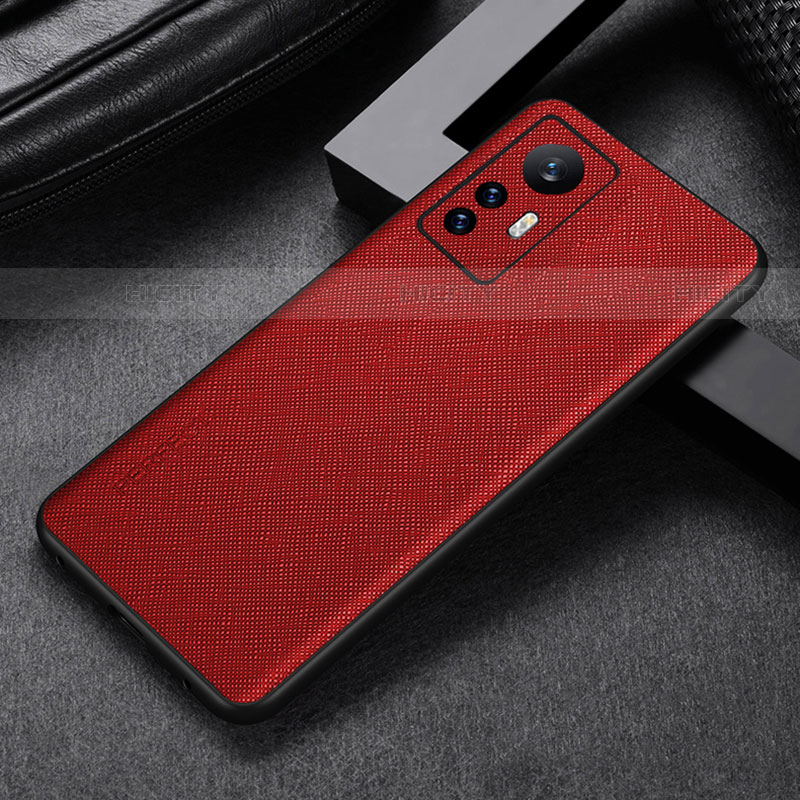 Coque Luxe Cuir Housse Etui S03 pour Xiaomi Mi 12 Pro 5G Rouge Plus