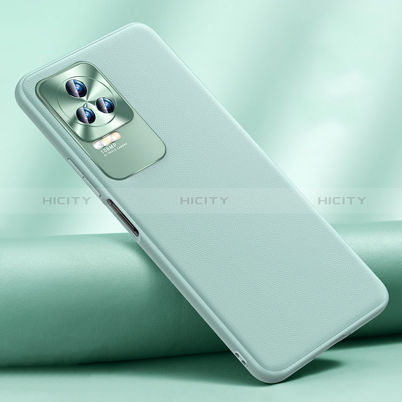 Coque Luxe Cuir Housse Etui S03 pour Xiaomi Poco F4 5G Vert Plus