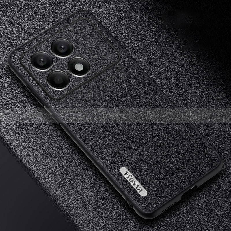 Coque Luxe Cuir Housse Etui S03 pour Xiaomi Redmi K70E 5G Noir Plus