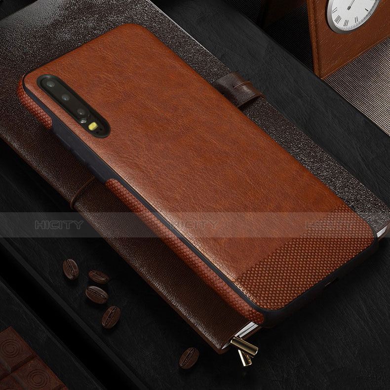 Coque Luxe Cuir Housse Etui S04 pour Huawei P30 Plus