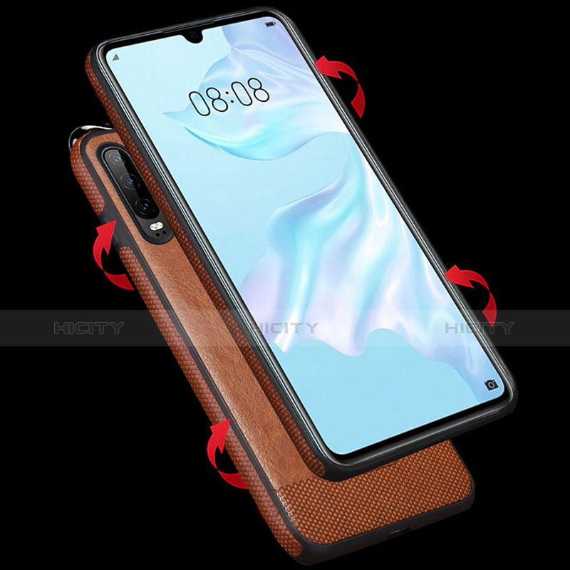 Coque Luxe Cuir Housse Etui S04 pour Huawei P30 Plus