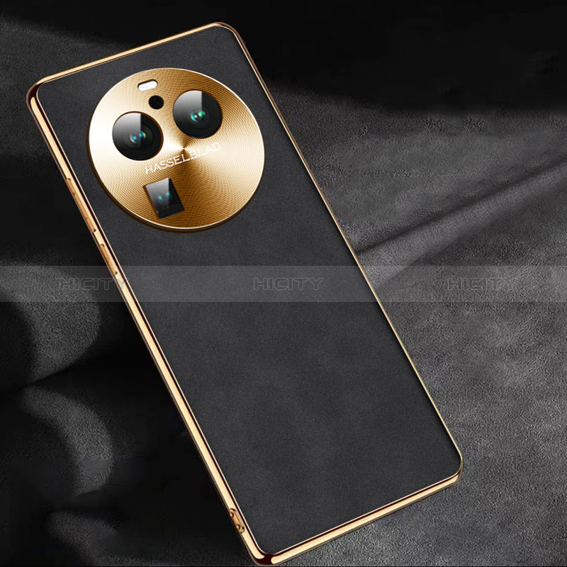 Coque Luxe Cuir Housse Etui S04 pour Oppo Find X6 5G Noir Plus