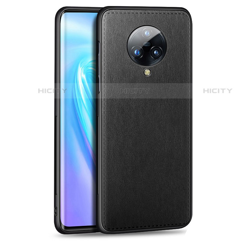 Coque Luxe Cuir Housse Etui S04 pour Vivo Nex 3 Noir Plus