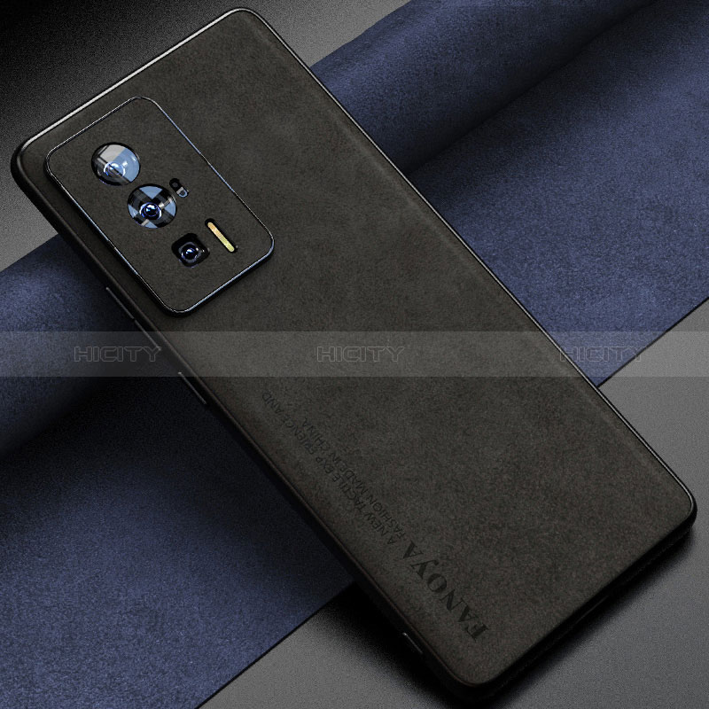 Coque Luxe Cuir Housse Etui S04 pour Xiaomi Redmi K60 5G Noir Plus