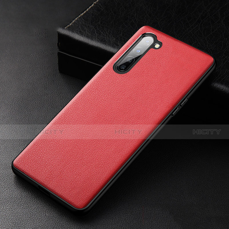 Coque Luxe Cuir Housse Etui S05 pour Oppo F15 Plus