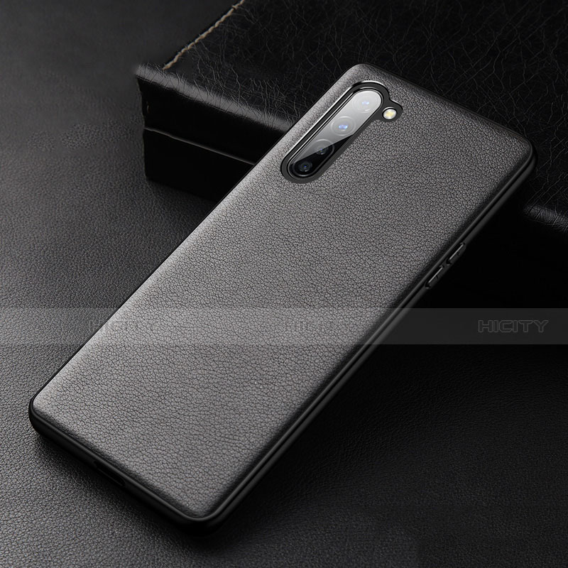 Coque Luxe Cuir Housse Etui S05 pour Oppo K7 5G Noir Plus