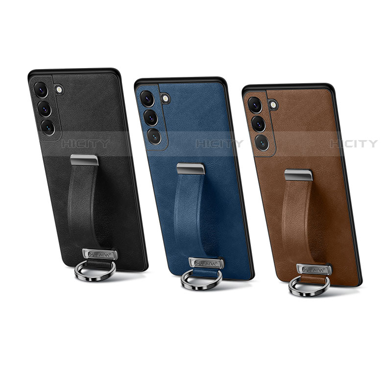 Coque Luxe Cuir Housse Etui S05 pour Samsung Galaxy S22 5G Plus