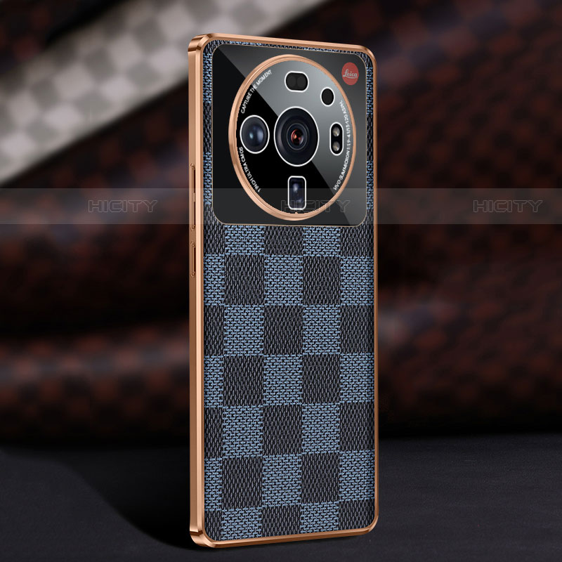 Coque Luxe Cuir Housse Etui S05 pour Xiaomi Mi 12 Ultra 5G Bleu Plus