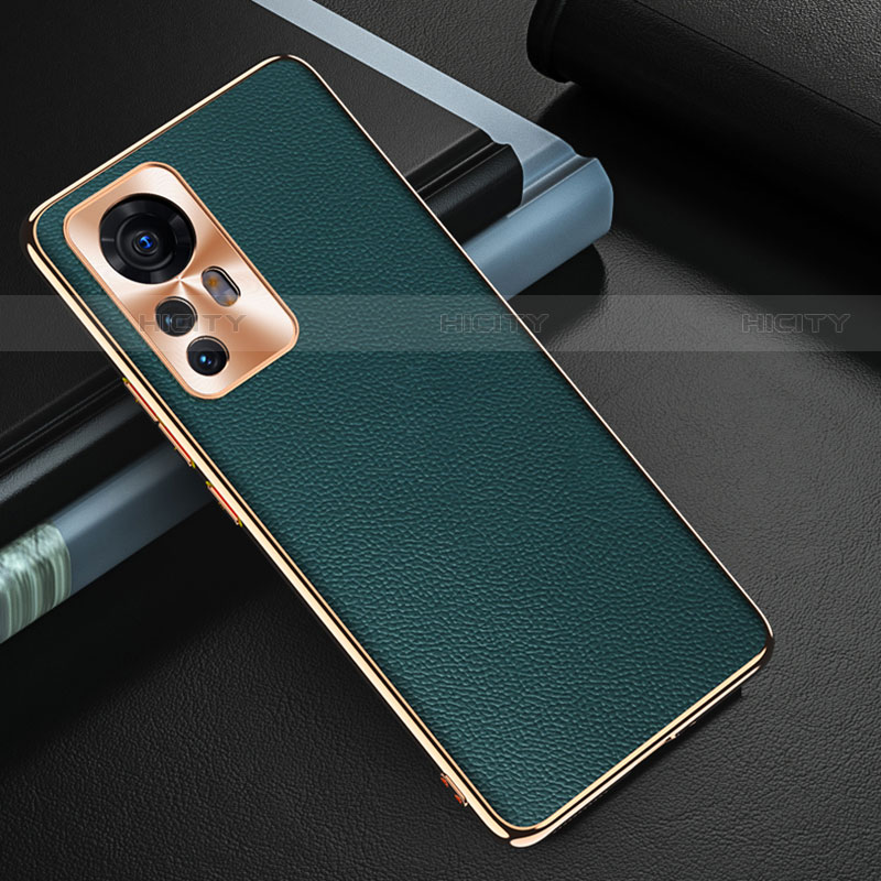 Coque Luxe Cuir Housse Etui S07 pour Xiaomi Mi 12S 5G Vert Plus