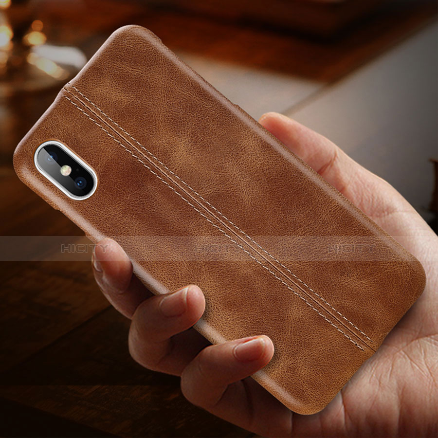 Coque Luxe Cuir Housse Etui S11 pour Apple iPhone Xs Plus