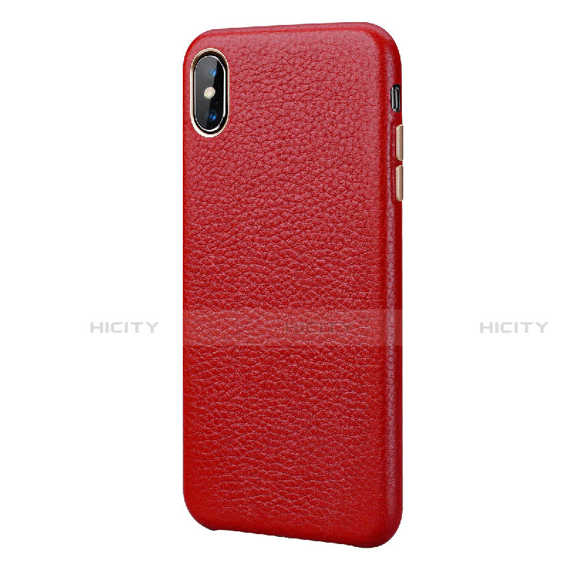 Coque Luxe Cuir Housse Etui S14 pour Apple iPhone X Plus