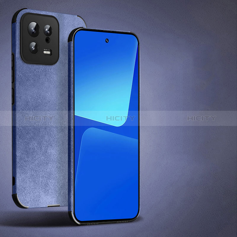 Coque Luxe Cuir Housse Etui TB1 pour Xiaomi Mi 13 Pro 5G Bleu Plus