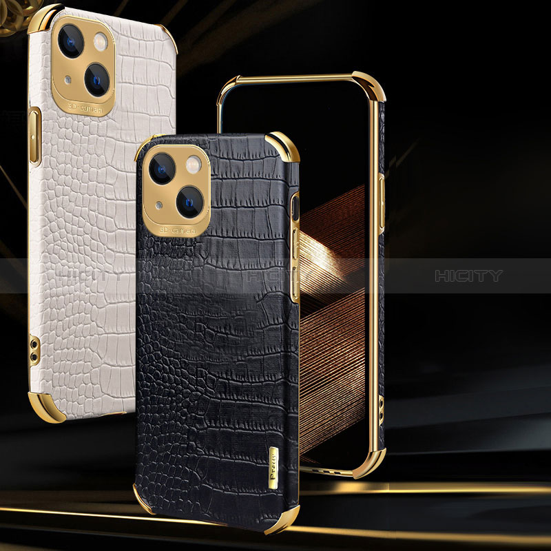 Coque Luxe Cuir Housse Etui XD1 pour Apple iPhone 15 Plus