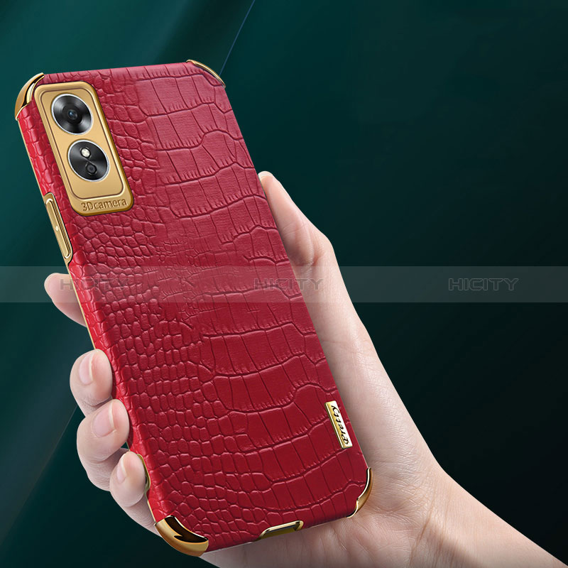 Coque Luxe Cuir Housse Etui XD1 pour Oppo A17 Plus