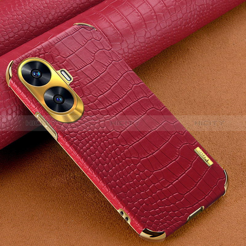 Coque Luxe Cuir Housse Etui XD1 pour Realme C55 Plus