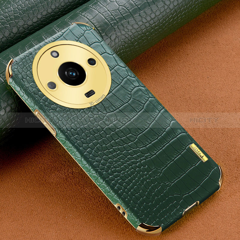 Coque Luxe Cuir Housse Etui XD1 pour Realme Narzo 60 5G Vert Plus