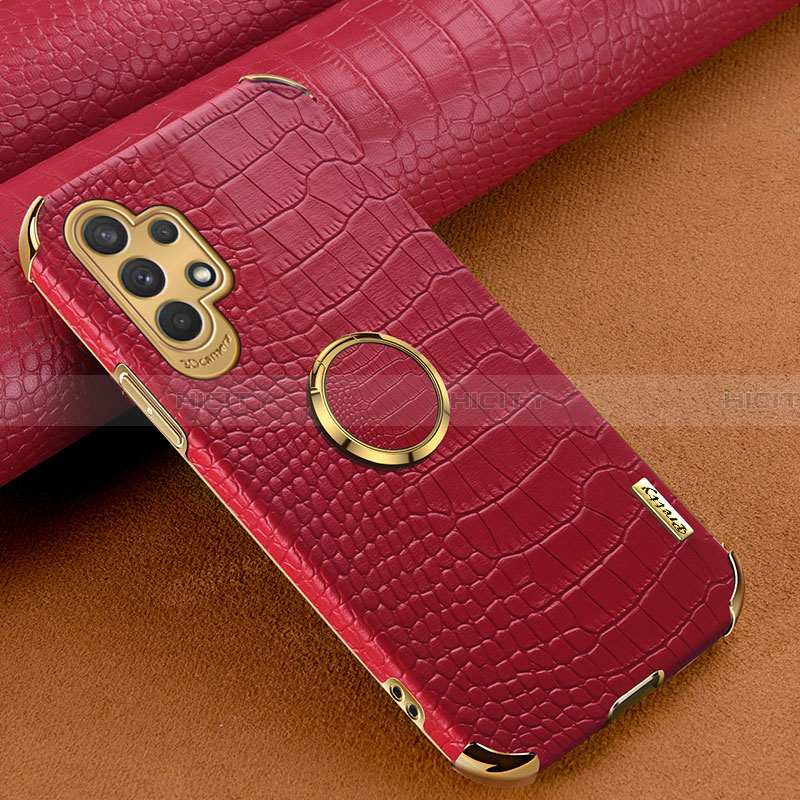Coque Luxe Cuir Housse Etui XD1 pour Samsung Galaxy A32 4G Rouge Plus