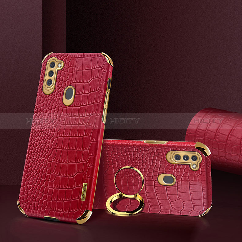 Coque Luxe Cuir Housse Etui XD1 pour Samsung Galaxy M11 Plus