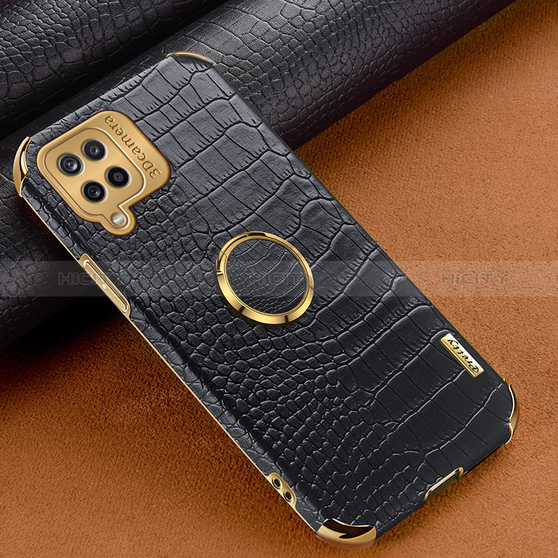 Coque Luxe Cuir Housse Etui XD1 pour Samsung Galaxy M12 Noir Plus