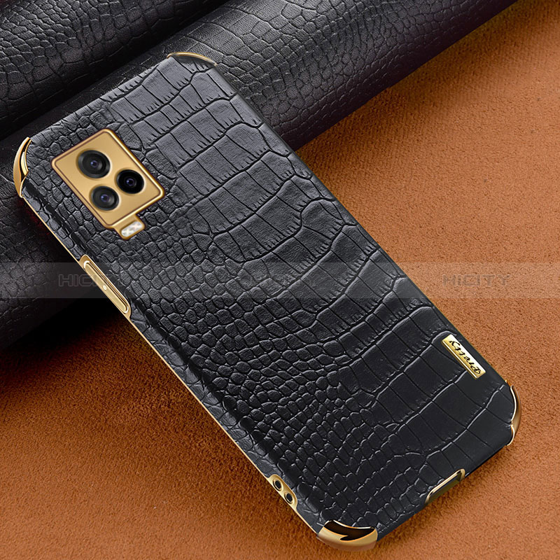 Coque Luxe Cuir Housse Etui XD1 pour Vivo iQOO 7 5G Noir Plus