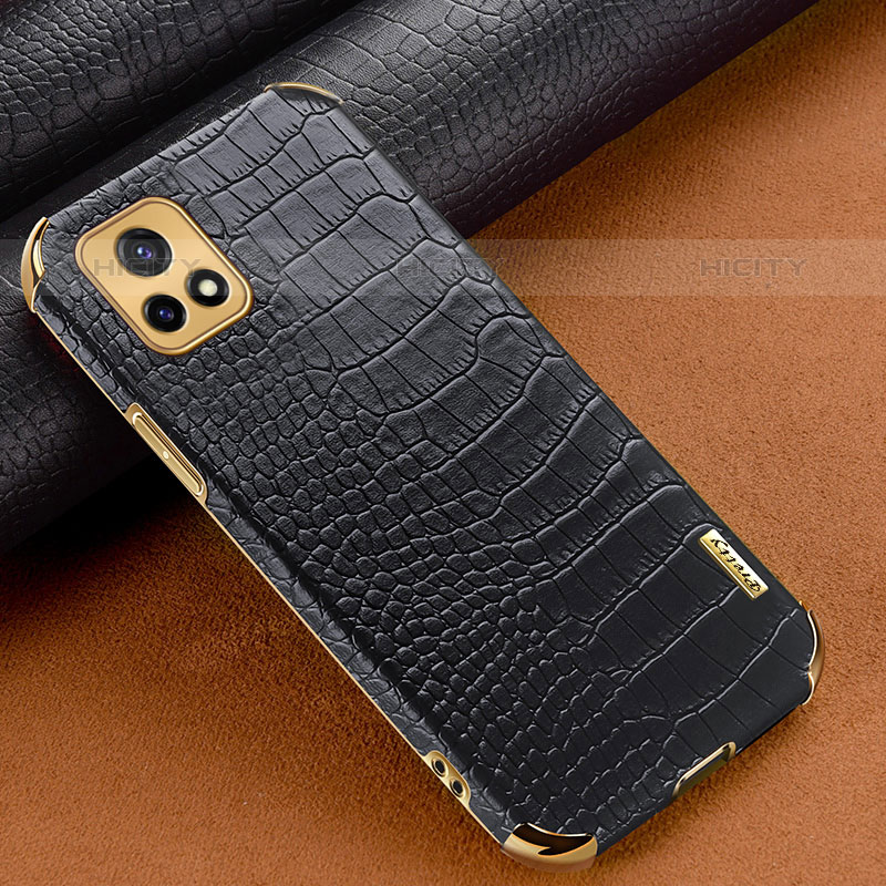 Coque Luxe Cuir Housse Etui XD1 pour Vivo Y52s 5G Noir Plus