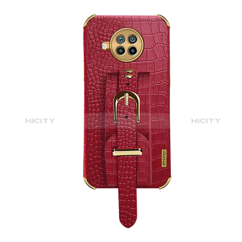 Coque Luxe Cuir Housse Etui XD1 pour Xiaomi Mi 10i 5G Rouge Plus