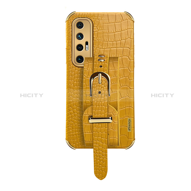 Coque Luxe Cuir Housse Etui XD1 pour Xiaomi Mi 10S 5G Jaune Plus