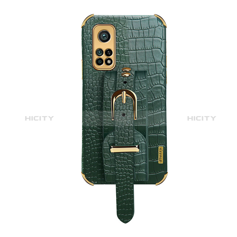 Coque Luxe Cuir Housse Etui XD1 pour Xiaomi Mi 10T Pro 5G Vert Plus