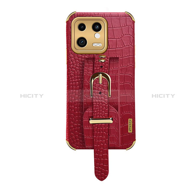 Coque Luxe Cuir Housse Etui XD1 pour Xiaomi Mi 13 5G Rouge Plus