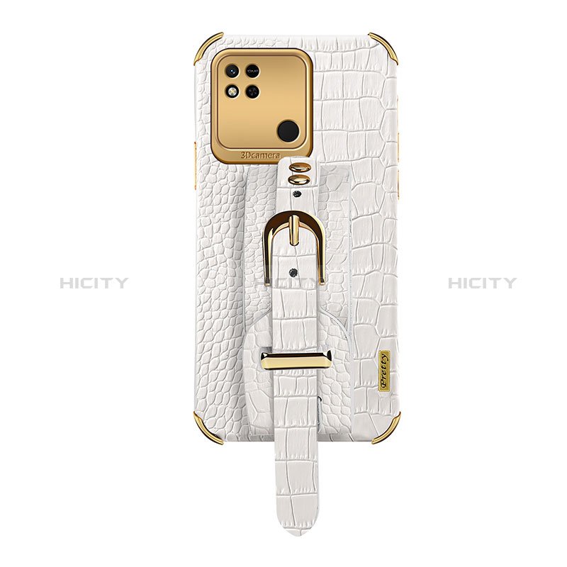 Coque Luxe Cuir Housse Etui XD1 pour Xiaomi POCO C3 Blanc Plus