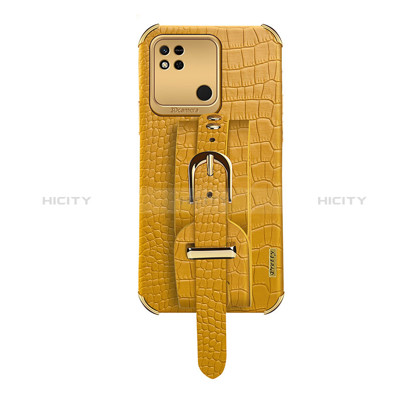 Coque Luxe Cuir Housse Etui XD1 pour Xiaomi POCO C3 Jaune Plus