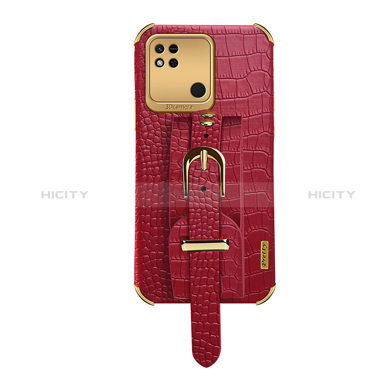 Coque Luxe Cuir Housse Etui XD1 pour Xiaomi POCO C3 Rouge Plus