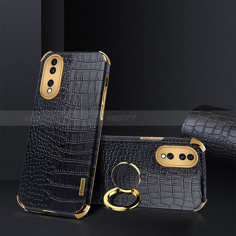 Coque Luxe Cuir Housse Etui XD2 pour Huawei Honor 70 5G Noir Plus